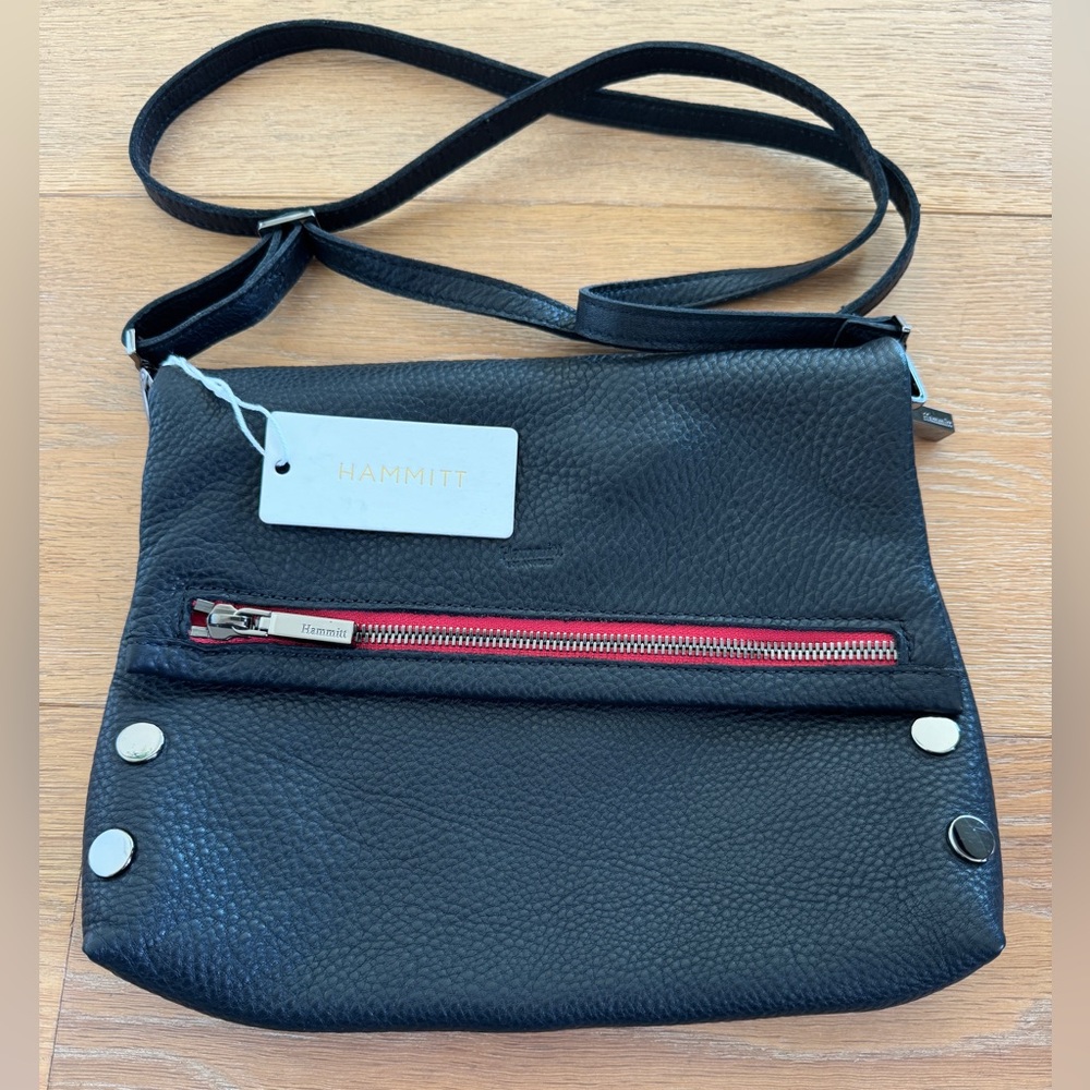 NWT Hammitt crossbody VIP Medium Black and Red Handbag